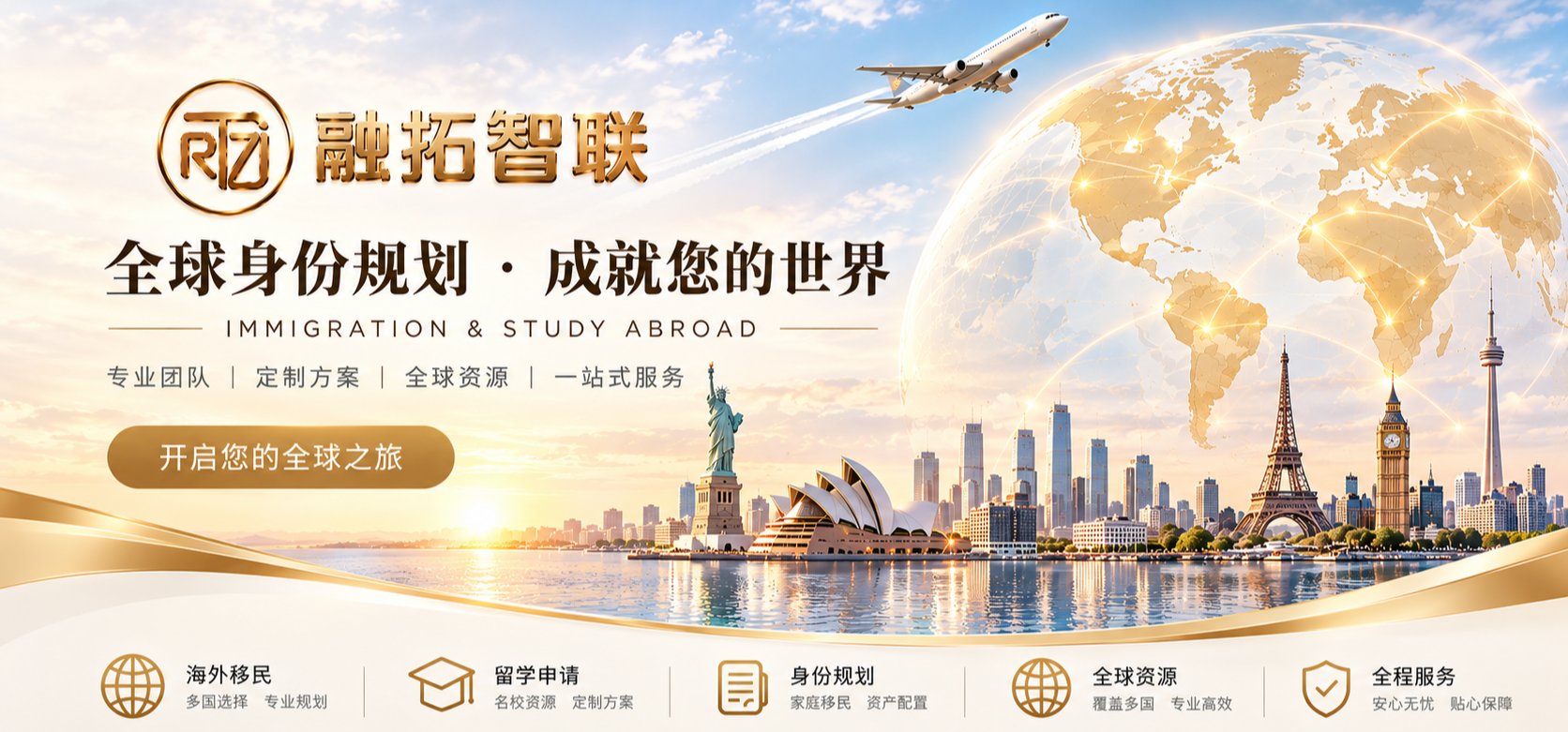 融拓智联 · 全球身份规划 · 成就您的世界